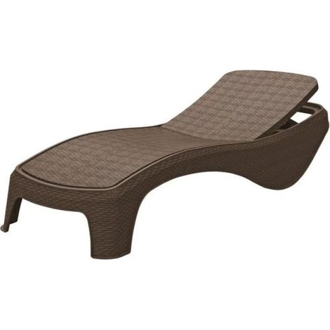 Keter Atlantic sdraio giardino cappuccino resistente (1/3)