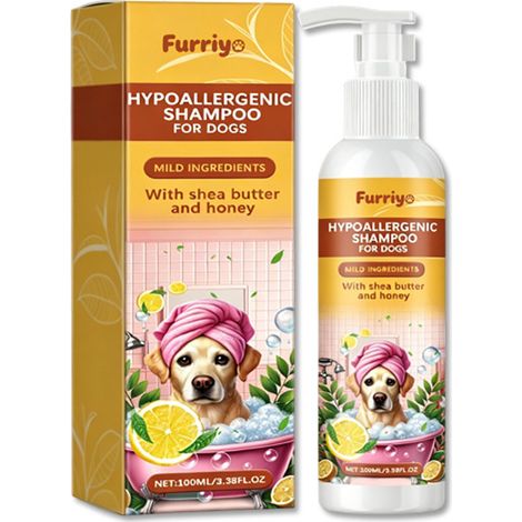 Furriyo Dog Shampoo – Gentle cleaning, stain removal, fragrance and a soft coat. (1/5)