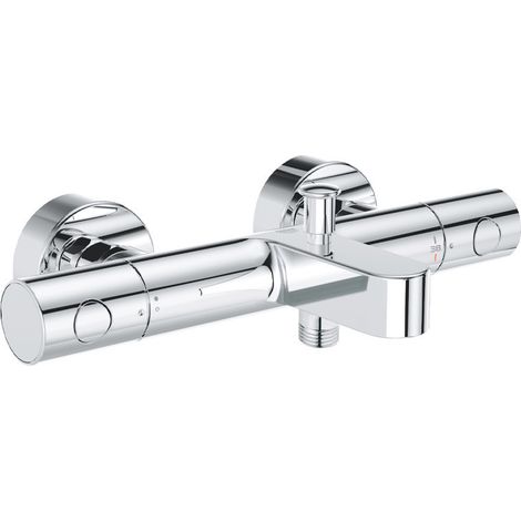 Miscelatore Termostatico GROHE Per Vasca-Doccia - Con Manopola Graduata Per Impostare La Temperatura Massima Moderno (1/2)