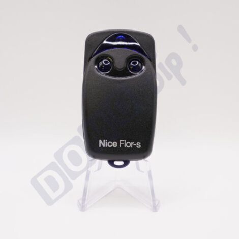 Télécommande Nice FLO2RS - 2 canaux 433,92 MHz - compatible avec les récepteurs FLOX2R/OX2/OX4T - programmation sécurisée - pile incluse - ne pas confondre avec la FLO2 (1/5)