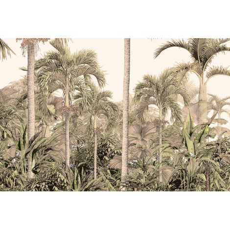 Papier peint panoramique - Forêt Tropicale - 130 cm x 87 cm (1/2)