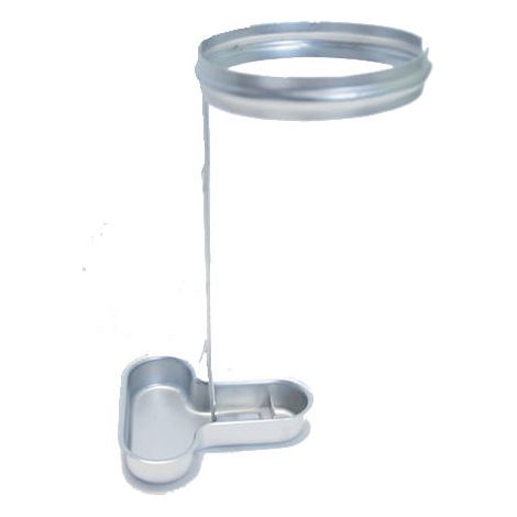 Chick'A – Abreuvoir sabot porte-bouteilles pour basse-cour – Base rectangulaire – Support inclus – Volume 150 ml pour lapins (1/2)