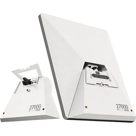 Elfcam - 99,9 Wh Batterie Externe Clip-on pour Starlink Mini,Autonomie Jusqu’à 5 Heures, 2xSortie DC & USB-C, Support Intégré IP65,Conforme aux Normes Aériennes