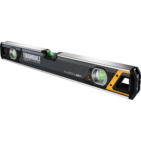 ToughBuilt TB-H2-L-M60-LH-M Magnetic 24"" / 60cm Lit Box Spirit Level LED Vials