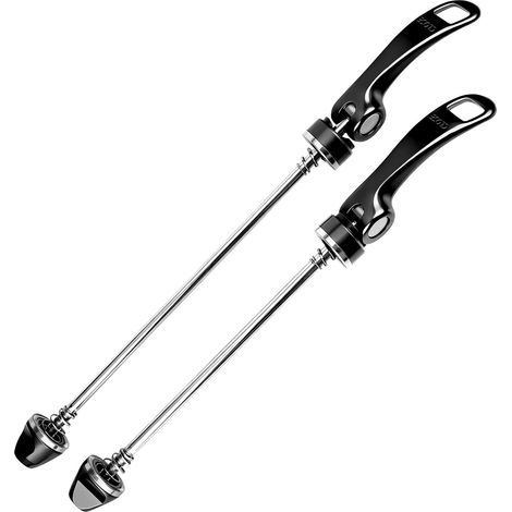 Déverrouillage Rapide pour vélo de Route VTT/brochettes de vélo en Alliage d'aluminium pour vélo moyeu Roue Avant 115mm et arrière 150mm (1/5)