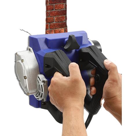 Raboteuse électrique murale 1300W, profondeur réglable de 1 à 4 mm, poignées doubles pour le confort (1/2)