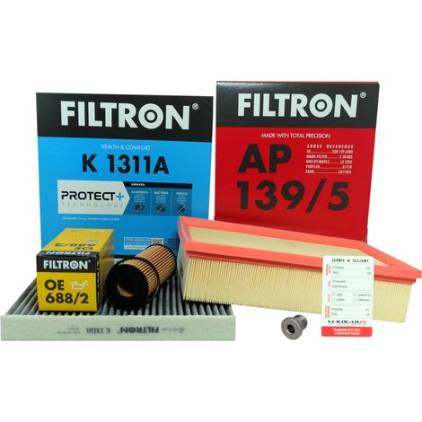 3x Filtro VW Golf 7 Tiguan 2.0 GTI TSI 2013- (1/5)