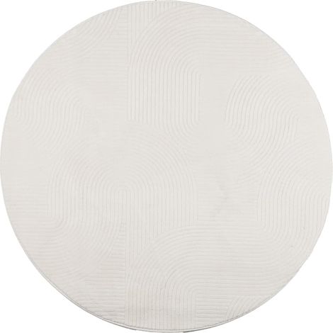 Maison Exclusive - Teppich IZA Kurzflor Skandinavischer Look Crem