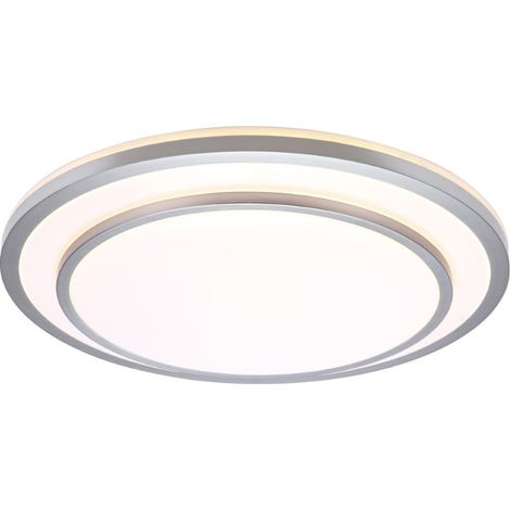 BRILLIANT lampe Luciano Applique et plafonnier LED 28cm alu / blanc  1x 12W LED intégré, (805lm, 3000K)  Échelle A ++ à E  (1/3)