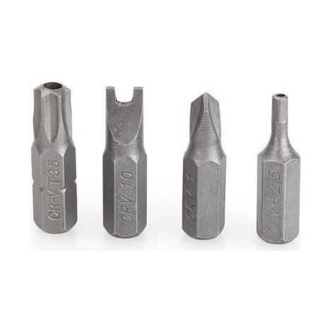 Sonew tête de tournevis creuse 33 pièces embouts inviolables vis de clé hexagonale étoile hexagonale ensemble d\'embouts (1/4)