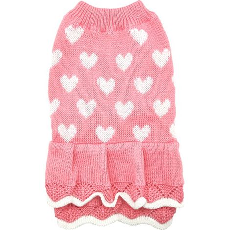 Pull rose pour chien Motif Noël et Nouvel An