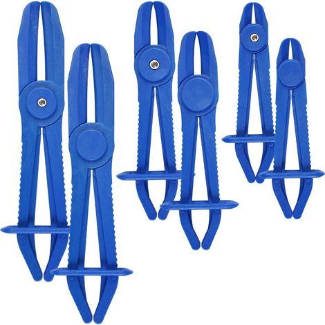 6 Pièces Pince de Serrage de Tuyau en Nylon Robuste,Pince à Collier de Tuyau Plastique,Pinces à Collier de Serrage Tuyaux Automobiles,pour Tuyaux de Carburant,Tuyaux de Refroidissement,Tuyaux de Frein (1/5)