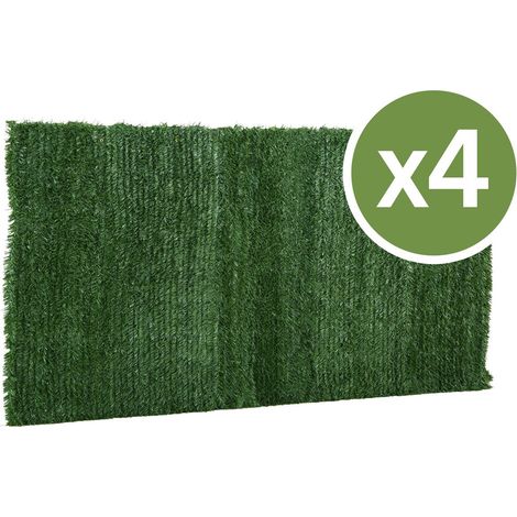 Lot de 4 Haies artificielles - 150 x 300 cm