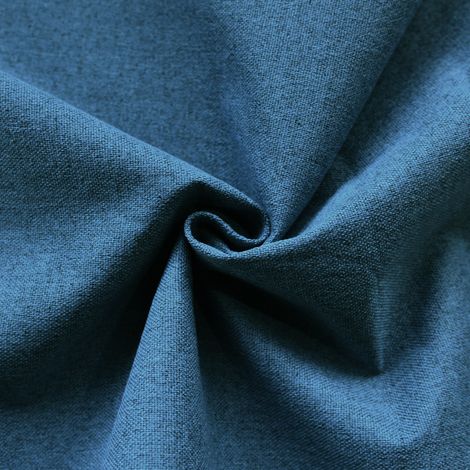 Tissu occultant double face Bleu Pétrole 140 cm (1/2)