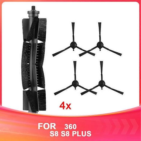 Suitable pour Qihoo 360 S8 PLUS Sweeping Robot Accessoires Main Side Brosse Kit de remplacement Consum (1/5)