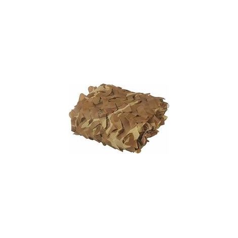 Filet de Camouflage Parfaits pour Chasse, Ombrage,Camouflage Décoration,Parasol,Terrasse Protection Solaire, Sable, 2x5m - RWVoile d'ombrage (1/5)