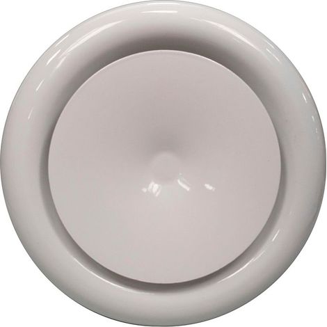 BOSCH Zubehör Wohnungslüftung ZUV125, Zuluft-Tellerventil DN 125, Metall, weiß, 7738113955