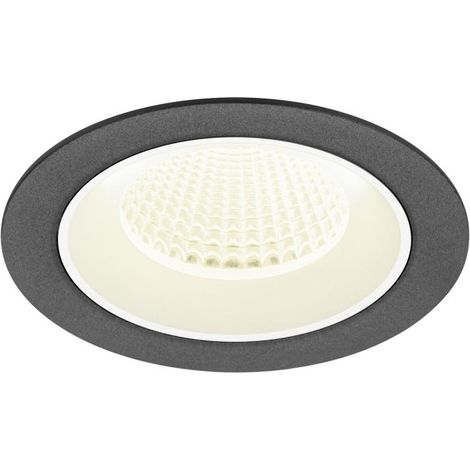 Encastré downlight NUMINOS® M intérieur 4000 K 40° IP20 rond noir / blanc - SLV - 1009635