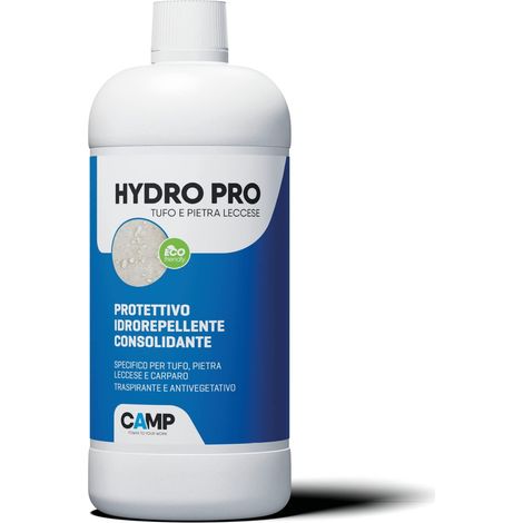 Camp HYDRO PRO Tufo e Pietra Leccese, Idrorepellente, Protettivo e Consolidante, a base acqua, per pietre naturali porose (1/2)