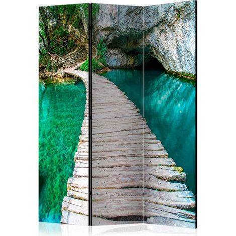 Paravent 3 Volets "Emerald Lake" 135x172cm (1/2)