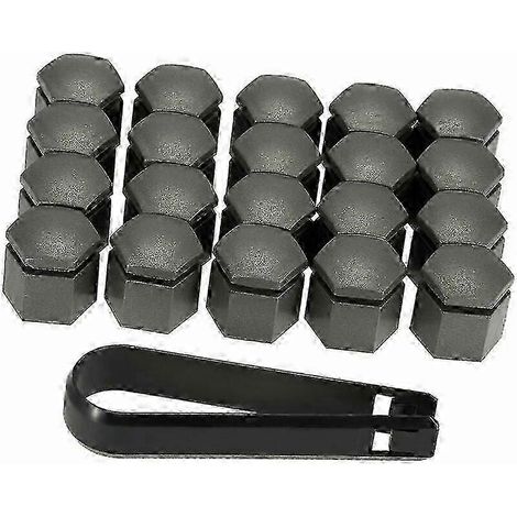 Kit de boulons pour cache-écrous de roue Vauxhall Opel, diamètre 19 cm et hauteur 24 mm, comprenant 20 + 1 boulons de diamètre intérieur (1/4)