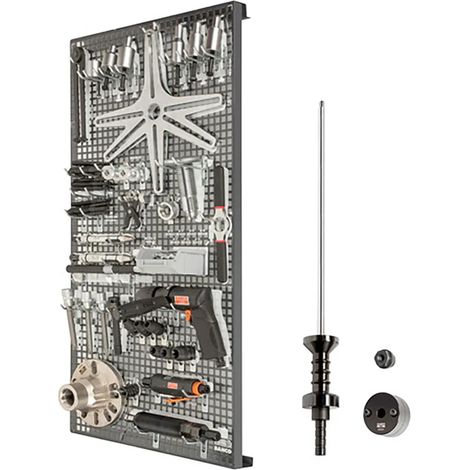 Werkzeugtafel Bahco 1495TP09-RAIL 53 Teile wandmontierbar
