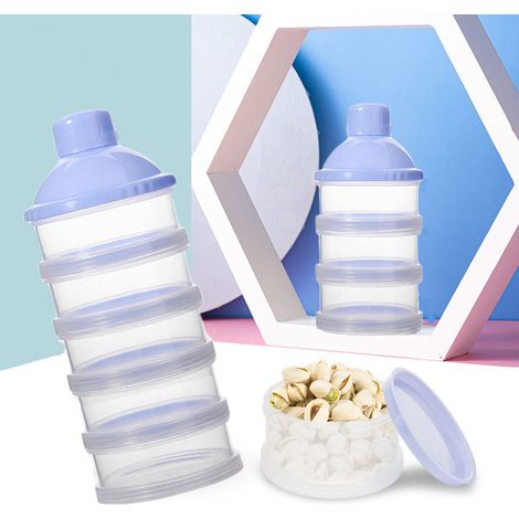 Pot de lait portable en poudre 5 couches pour bébé (1/5)