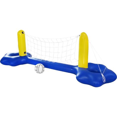 Aufblasbares Volleyball-Spielset für Schwimmbäder, Wasserspiele für Seen und den Außenbereich. (1/5)