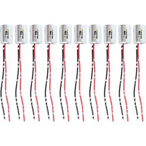 Connecteur de Feux LED pour 1157 - Douille de Phare Améliorée en Métal et Caoutchouc - Jeu de 10 Pièces pour Véhicules (1/5)