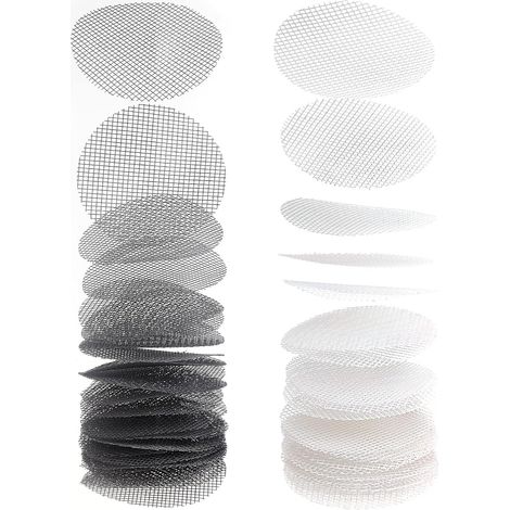 Lot de 50 Grille de drainage, 5 cm, Fibre de verre, Anticorrosion, Respirant, Pour pots de fleurs et bonsaï (1/5)