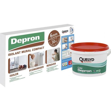 Pack de 10 plaques de polystyrène 6mm – Isolation thermique intérieure – Colle Depron pour pose rapide – Réduit les pertes de chaleur de 30% – Quelyd (1/4)