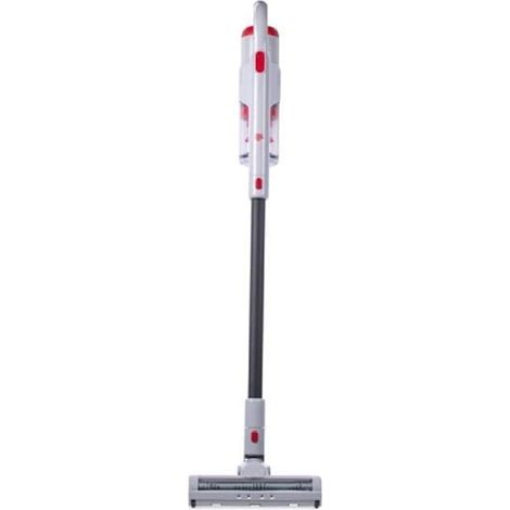 Aspirateur Balai sans Fil DD9006-2-en-1 Aspirateur À Main 260W Puissance – Vacuum Cleaner avec Bac 0,5L – Environ 2 kg – sans Sac - Blanc/Rouge (1/5)
