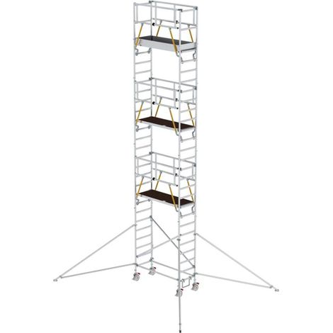 MUNK Rollgerüst SG mit Ausleger 0,75x1,80m Plattform 9,55m AH