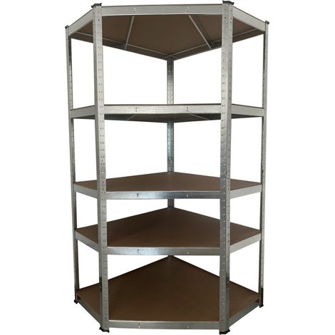 Estantería Modular de acero y madera  Decorativa industrial para hogar, despacho o negocio  5 baldas 875 KG (1/5)