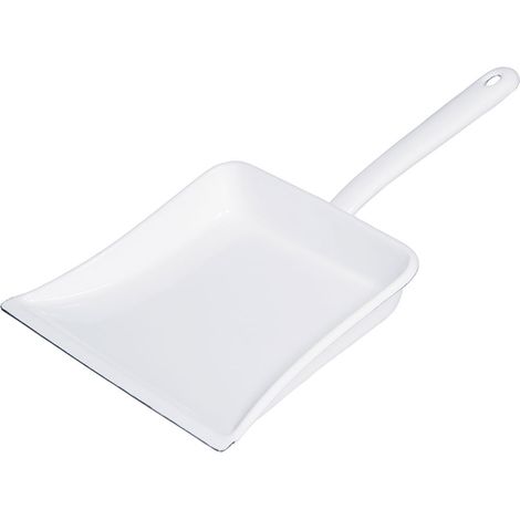 Riess Classic Weiss Staubschaufel Kehrrichtschaufel Emaille