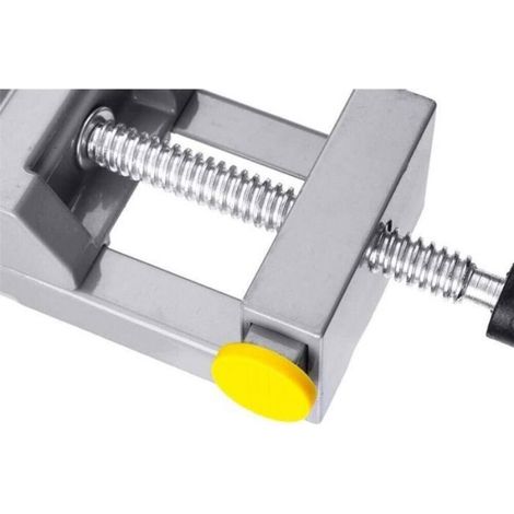 Étau D'Angle - Aluminium Moulé Sous Pression - 90° Fixe Pour Menuiserie Soudure Verre - Réglable 0 À 65 Cm - 1 Pièce (1/3)