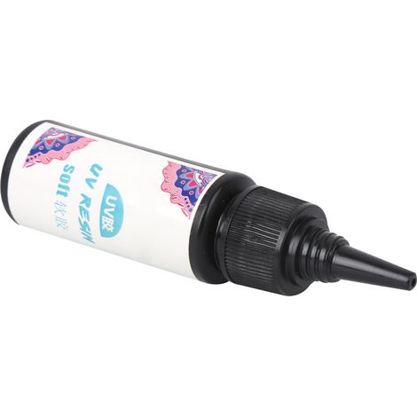 Colle résine à séchage rapide UV, souple, pour la création d'accessoires de vêtements et de bijoux (25 g) (1/5)