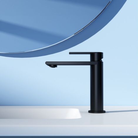 DILECI - Robinet moderne haut couleur noir mat (1/5)
