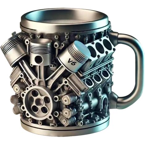 Motif Moteurs V6/V8 Tasse À Thé Tasse À Café Personnalisée (1/5)