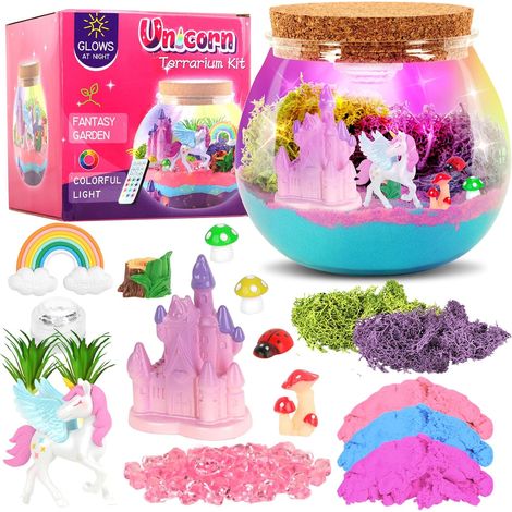 Veilleuse Licorne Fille avec Télécommande, DIY Activites Manuelles pour Enfants, Licorne Jouet Bricolage Enfant pour Garçons Cadeau D'anniversaire âgés de 3 4 5 6 7 8 Ans (1/5)