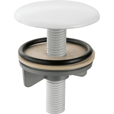 Couvercle de robinet modele lourd, cache blanc Ø 50 mm (1/2)