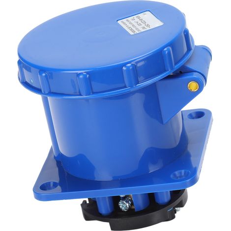 Fiche industrielle étanche IP67, isolation compacte, joint en caoutchouc à 3 broches, prise aviation, convient à une utilisation intérieure et extérieure. (1/5)