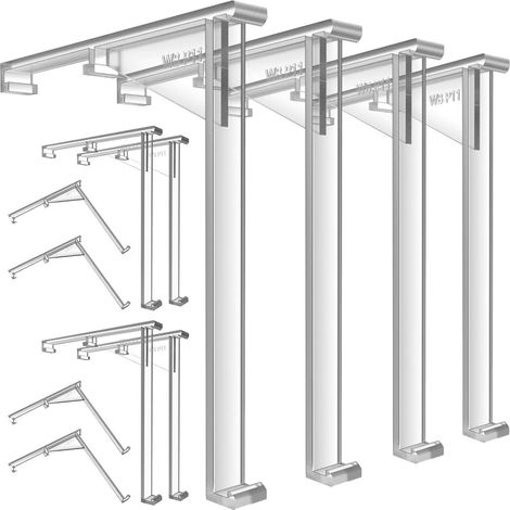 Bestseller: Robuste und langlebige rechtwinklige Dekorationselemente W007, 12er-Packung, Zubehör zur Positionierung von Jalousien und Vertikaljalousien. (1/5)