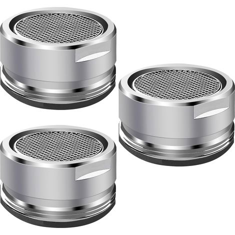 3-teiliger Wasserhahn-Luftsprudler – Wasserhahnfilter – Luftsprudler – Wasserhahnfilter M24 für Küchen-, Bad- und WC-Zubehör