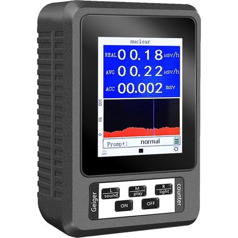 Nuklearer Strahlungsdetektor, Geigerzähler, Dosiergerät, Dosimeter-Monitor, tragbar, digital, Meder, hohe Empfindlichkeit, Genauigkeit