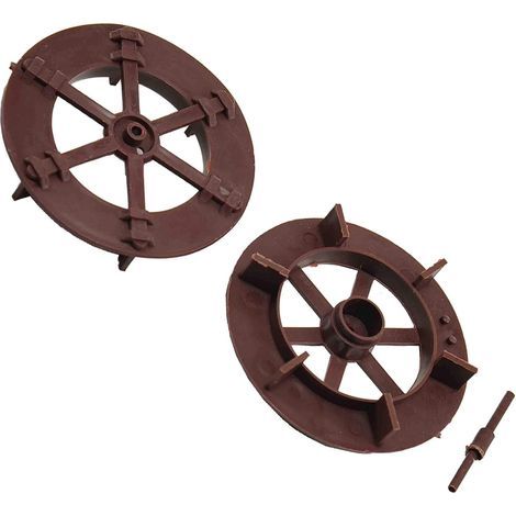 Wasserrad, mehrfarbig, 8 cm Durchmesser, Einheitsgröße (1/2)