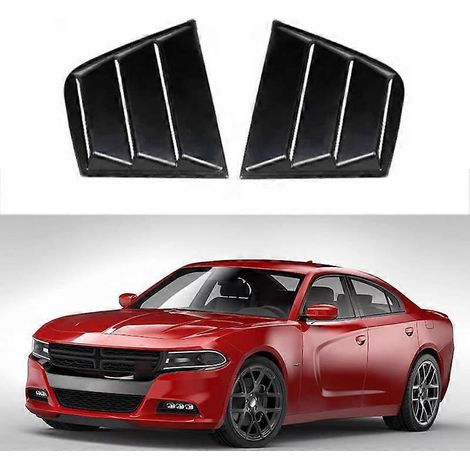 Passend für Dodge Warhorse und Dodge Charger (Baujahre 2011–2021): Dekorative Abdeckung für die Heckklappe – Mattschwarz