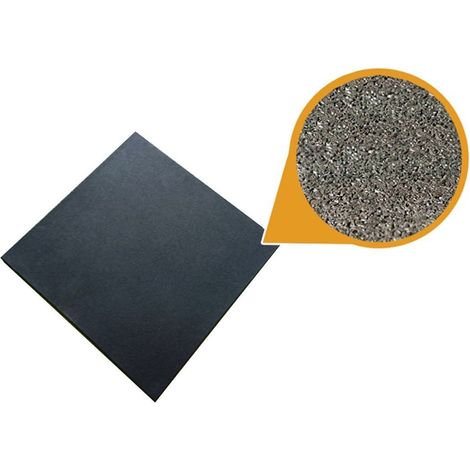 JARDIN202 - Loseta de Caucho Maciza Profesional Halterofilia 1X1 Seleccione Espesor 10mm -