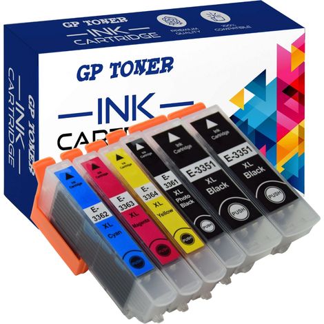 6 cartouches d'encre Epson GP-E3365XL CMJN (1/5)