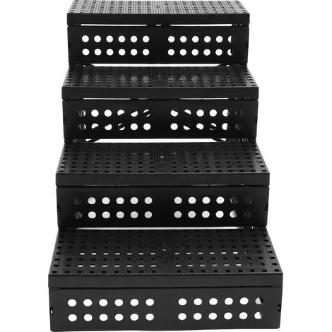 Escalier pour chien antidérapant, réglable en hauteur et pliable, idéal pour les lits hauts et les canapés. (1/5)